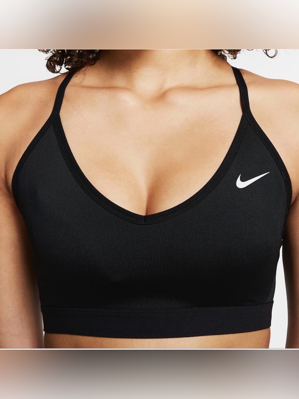 Nike Indy Black Sports Bra Size Medium